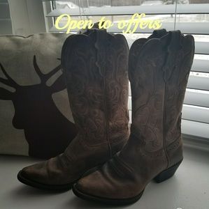 Justin tall rustic boots